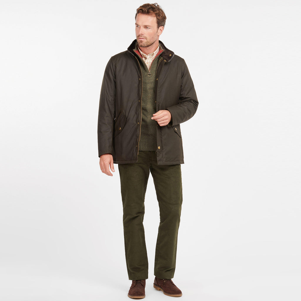 Mens Prestbury Wax Jacket Olive