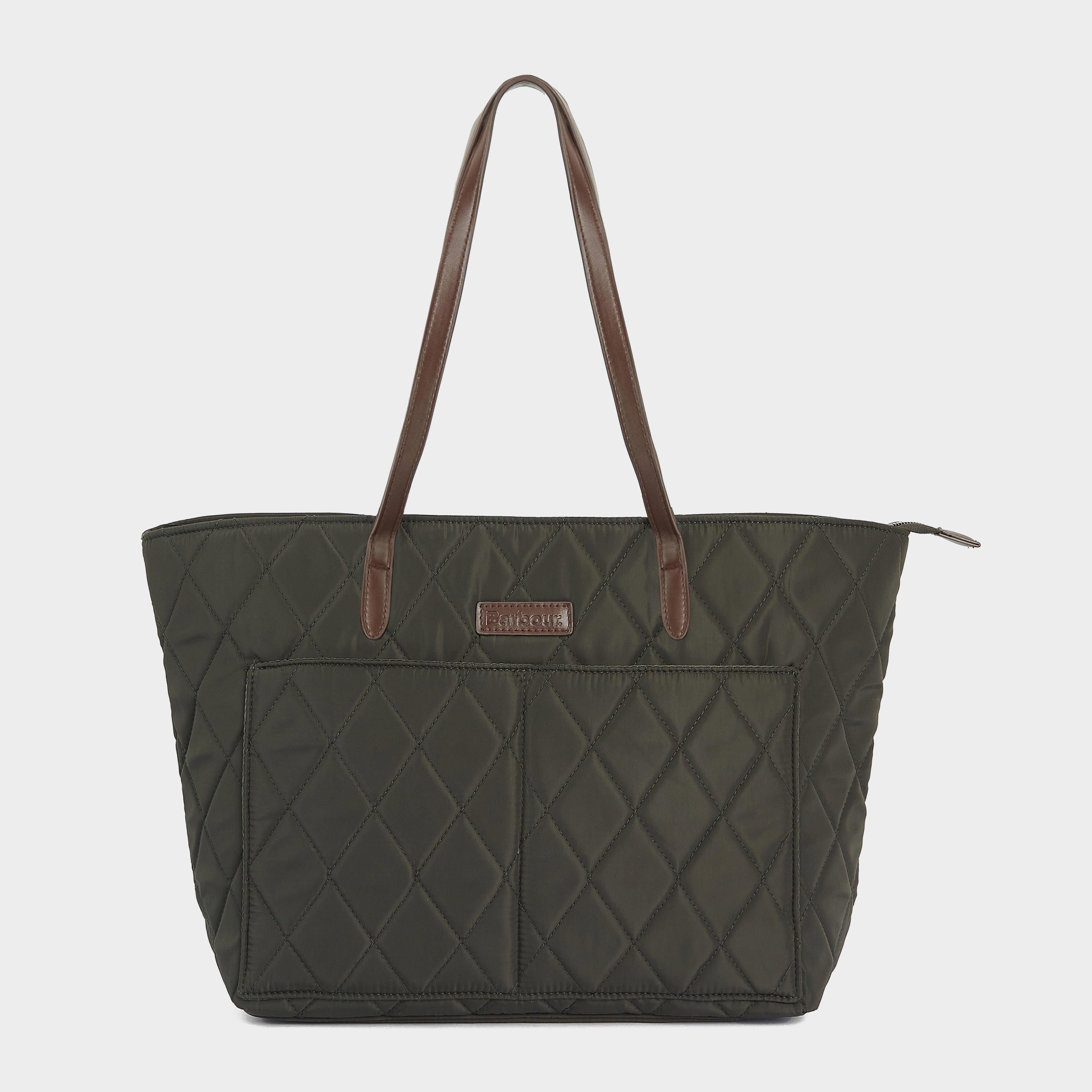 Quilted Tote Bag Olive