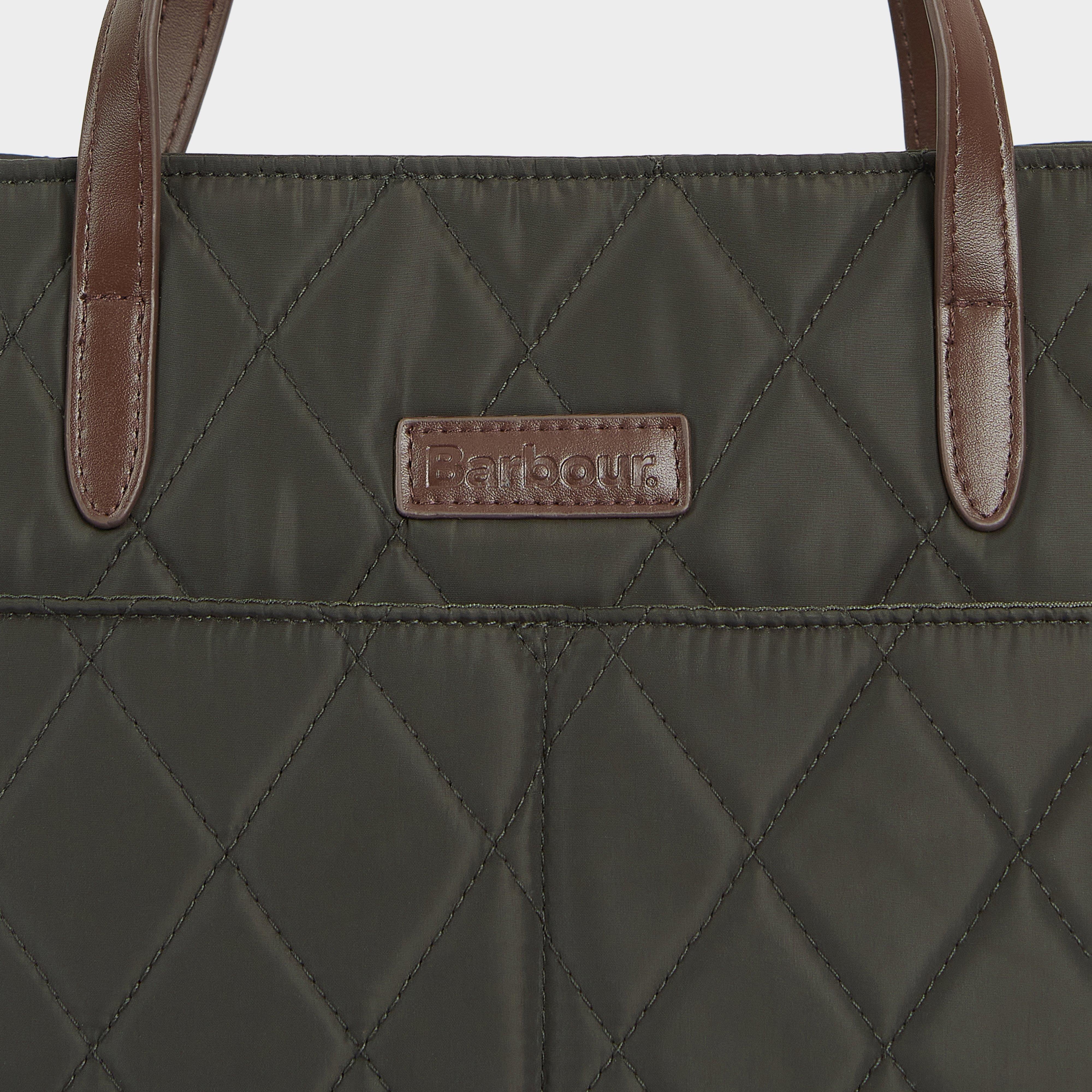 Quilted Tote Bag Olive
