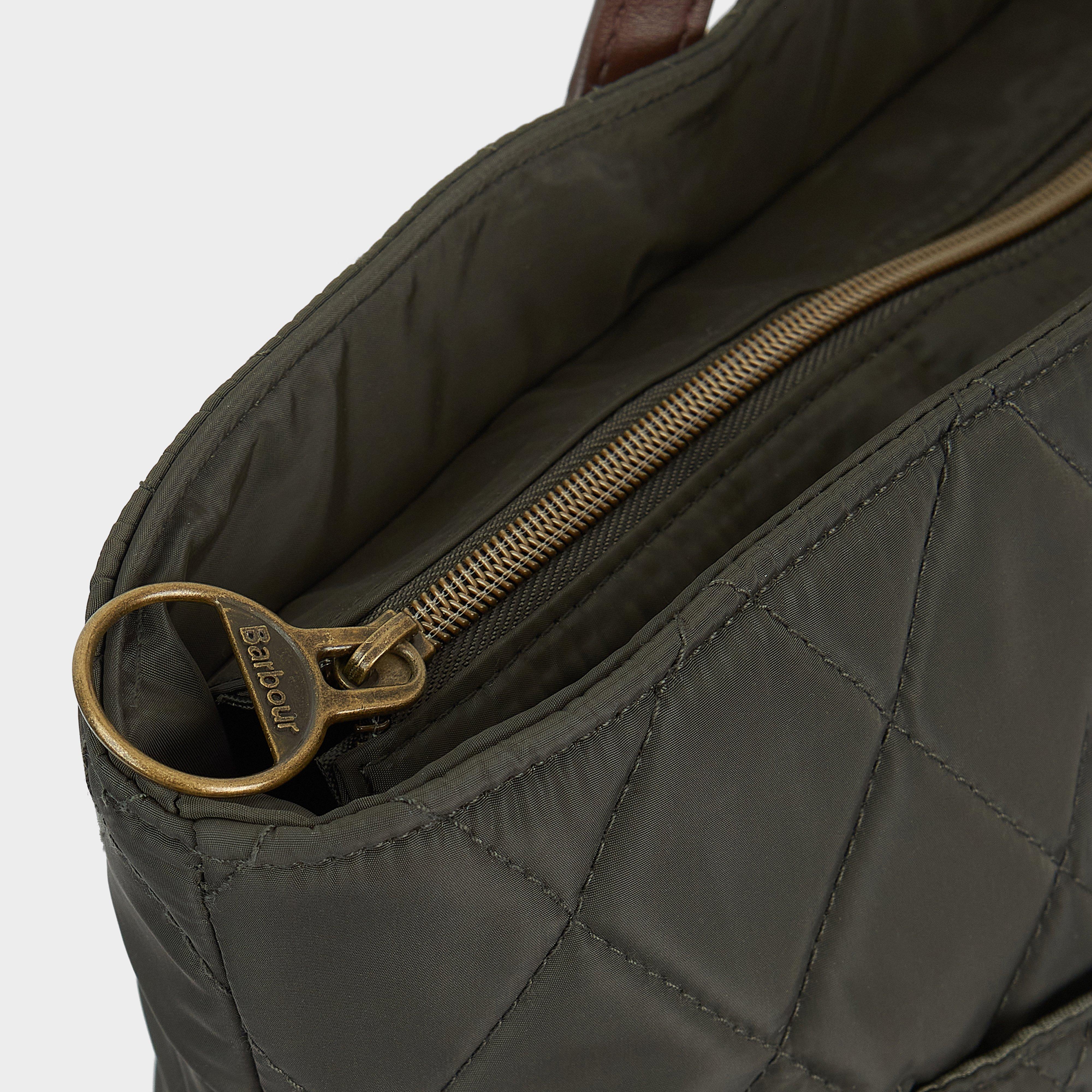 Quilted Tote Bag Olive