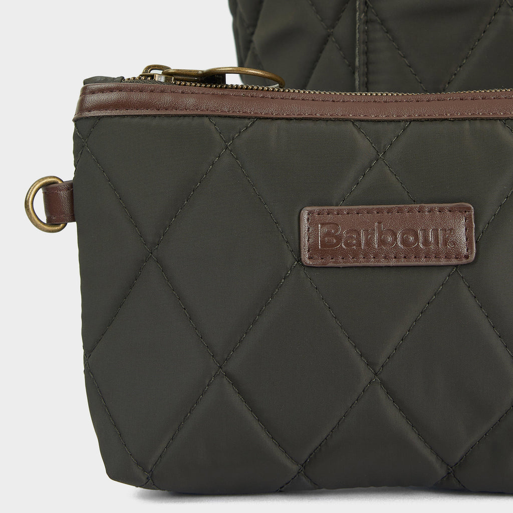 Quilted Tote Bag Olive