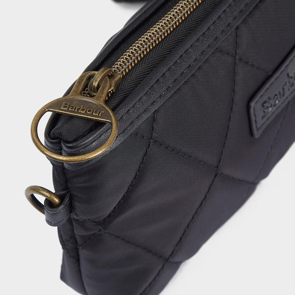 Quilted Tote Bag Black