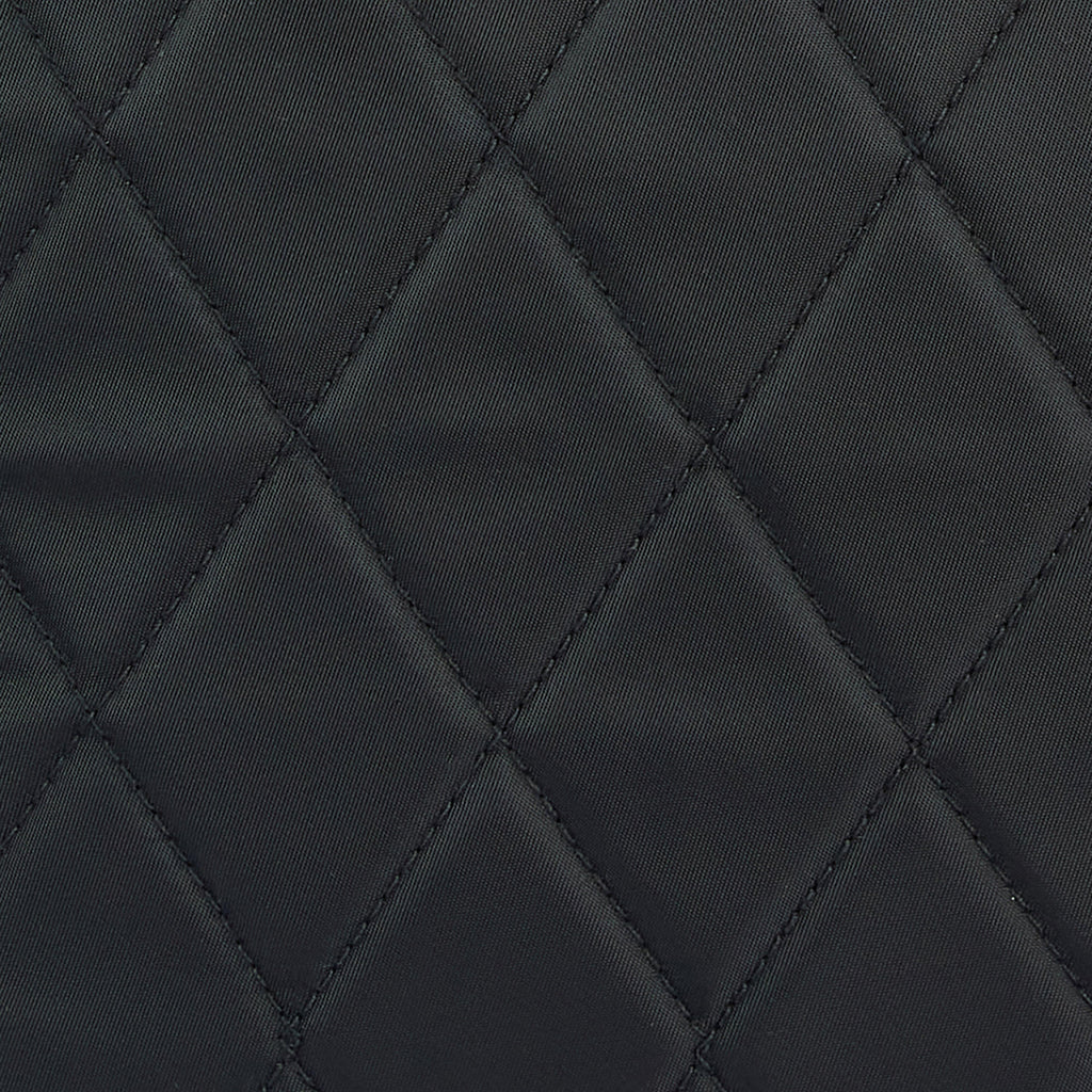 Quilted Tote Bag Black