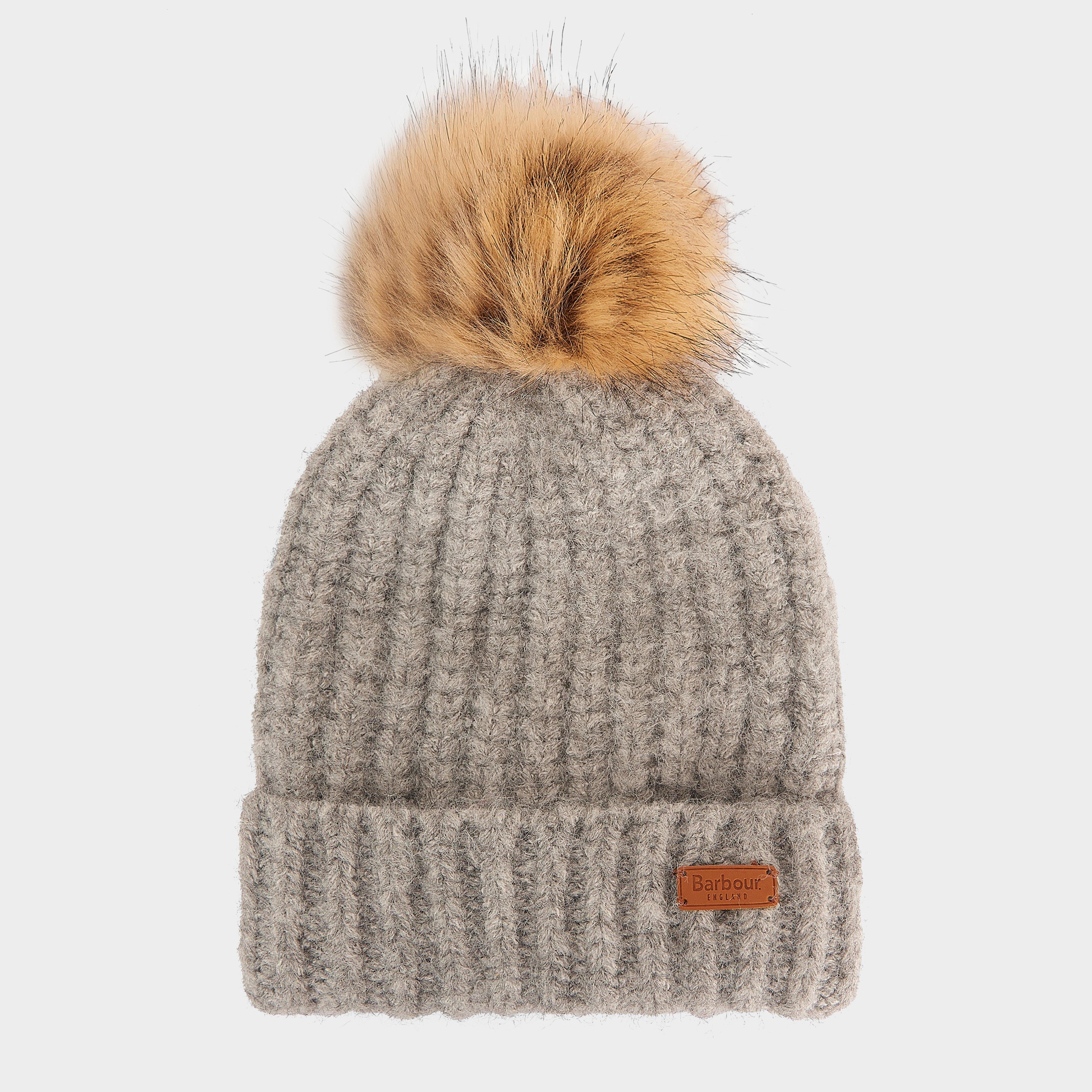 Womens Travel Mug And Beanie Set Pink/Grey