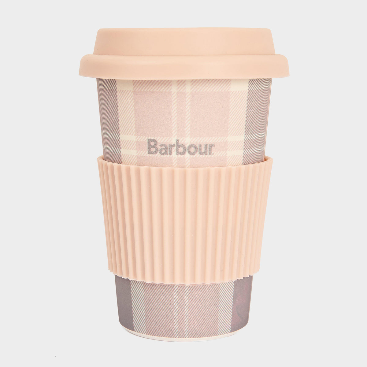 Womens Travel Mug And Beanie Set Pink/Grey