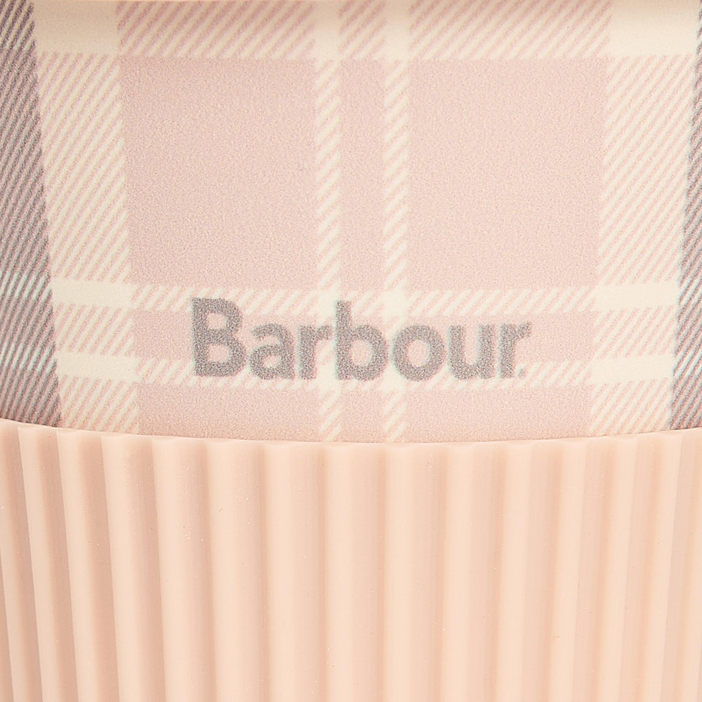 Womens Travel Mug And Beanie Set Pink/Grey