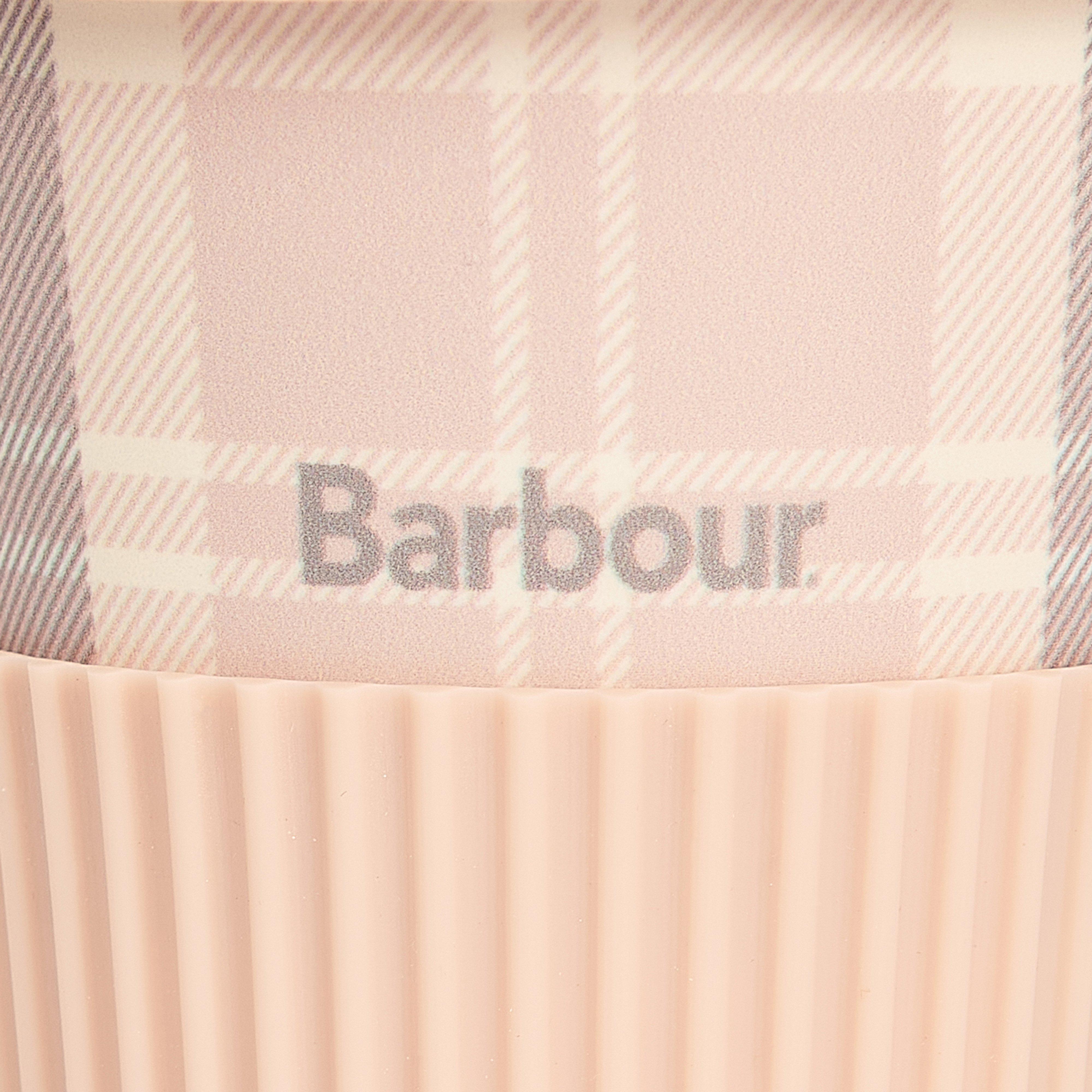 Womens Travel Mug And Beanie Set Pink/Grey