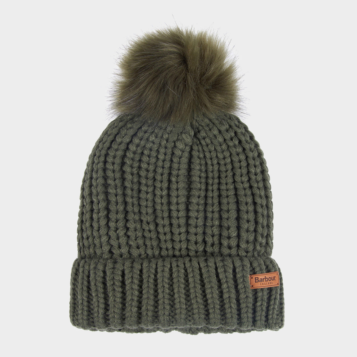Womens Saltburn Beanie Hat Olive