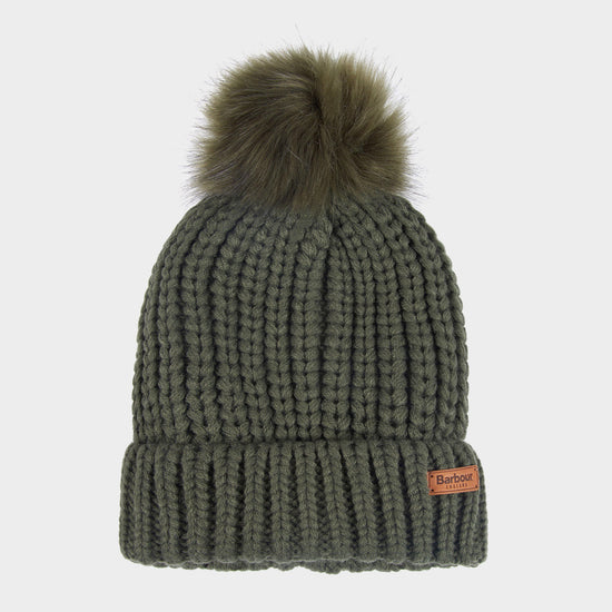 Womens Saltburn Beanie Hat Olive