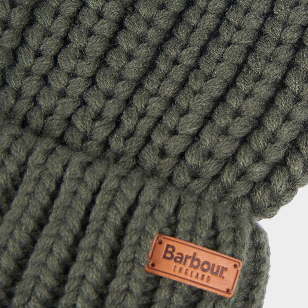 Womens Saltburn Beanie Hat Olive