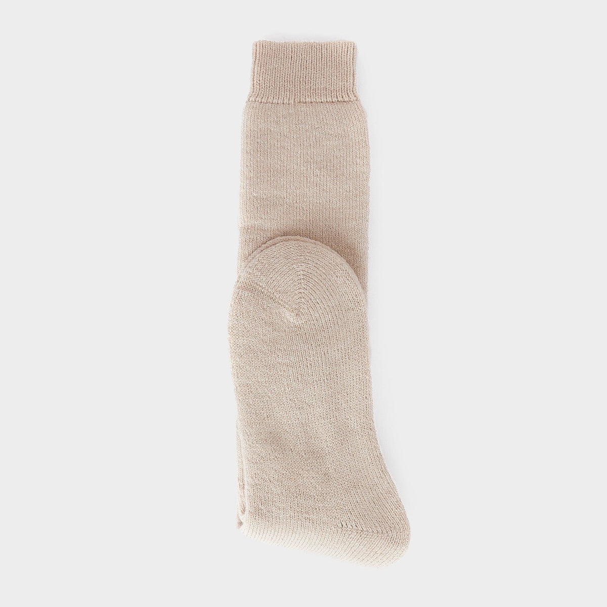 Womens Knee Length Wellington Socks Sand Beige