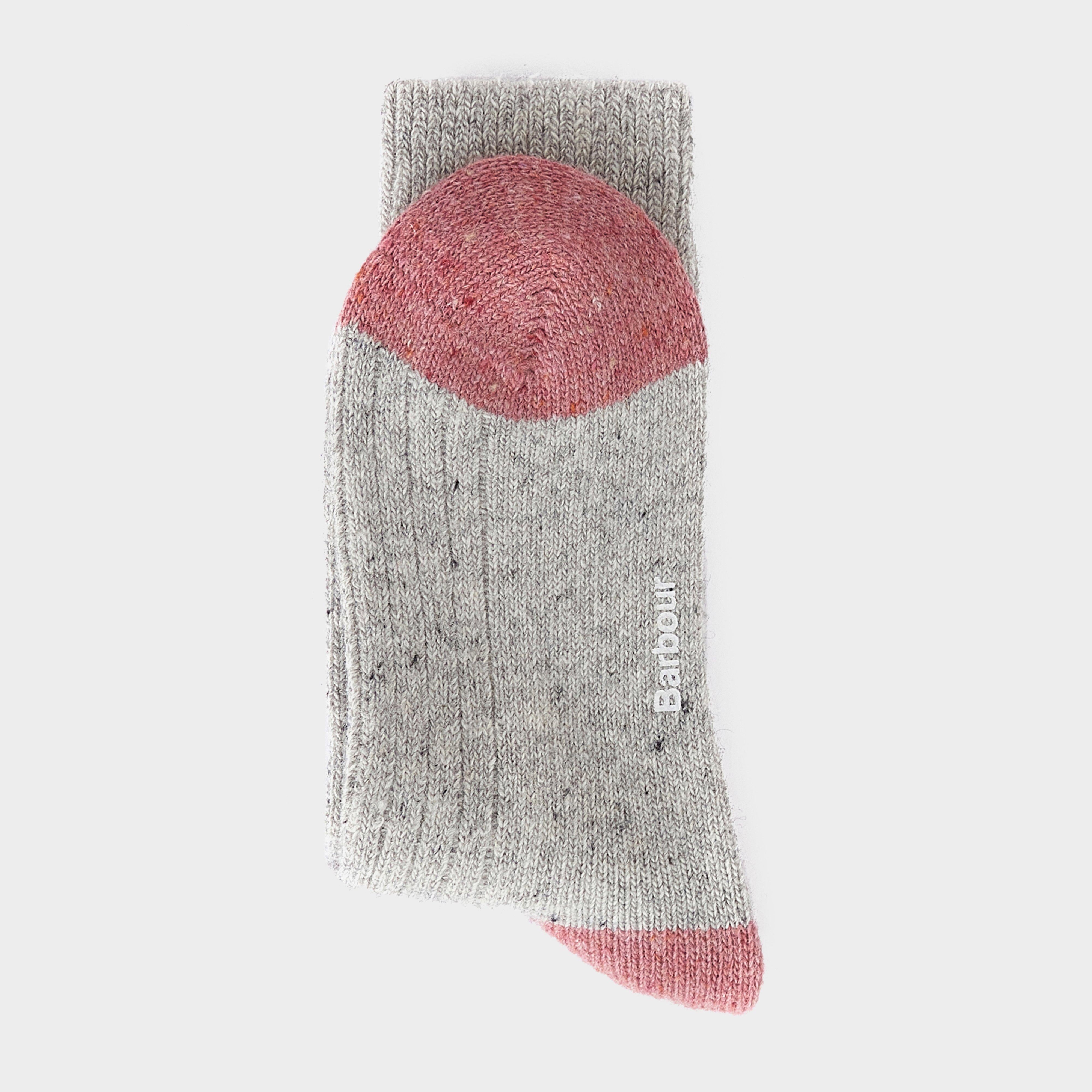 Womens Houghton Socks Light Grey/Pink