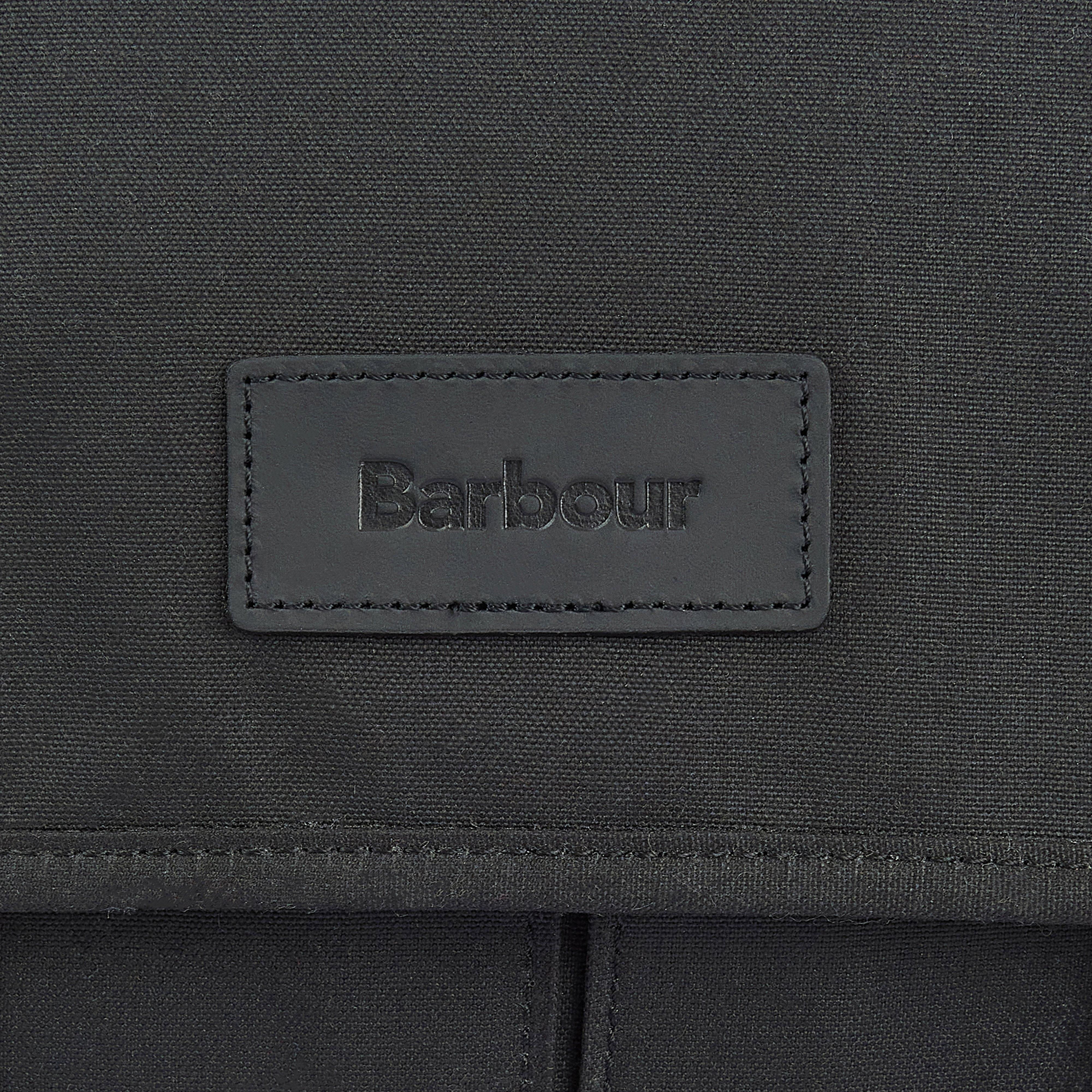 Essential Wax Messenger Bag Black