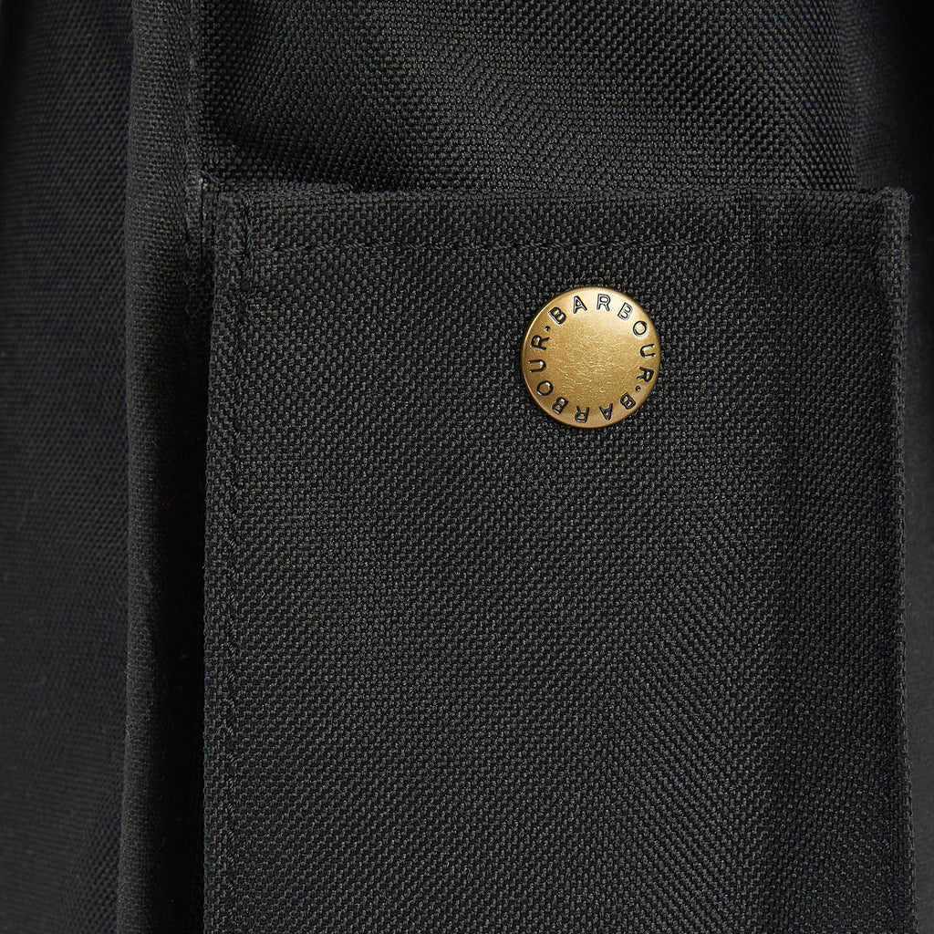 Essential Wax Messenger Bag Black