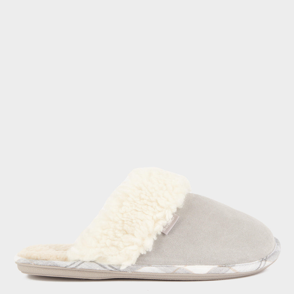 Womens Lydia Mule Slippers Grey