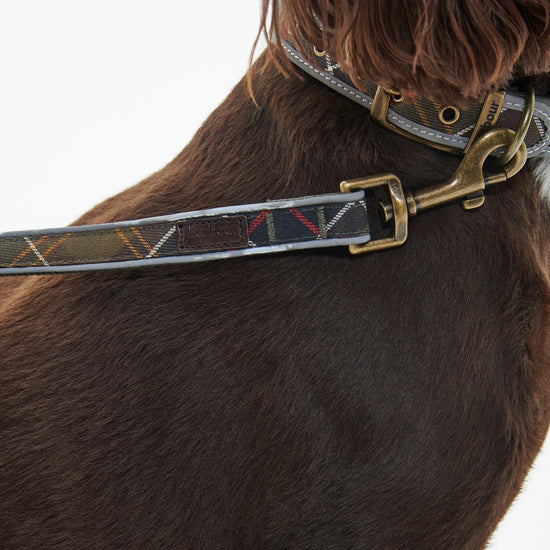 Reflective Tartan Comfort Dog Lead Classic Tartan