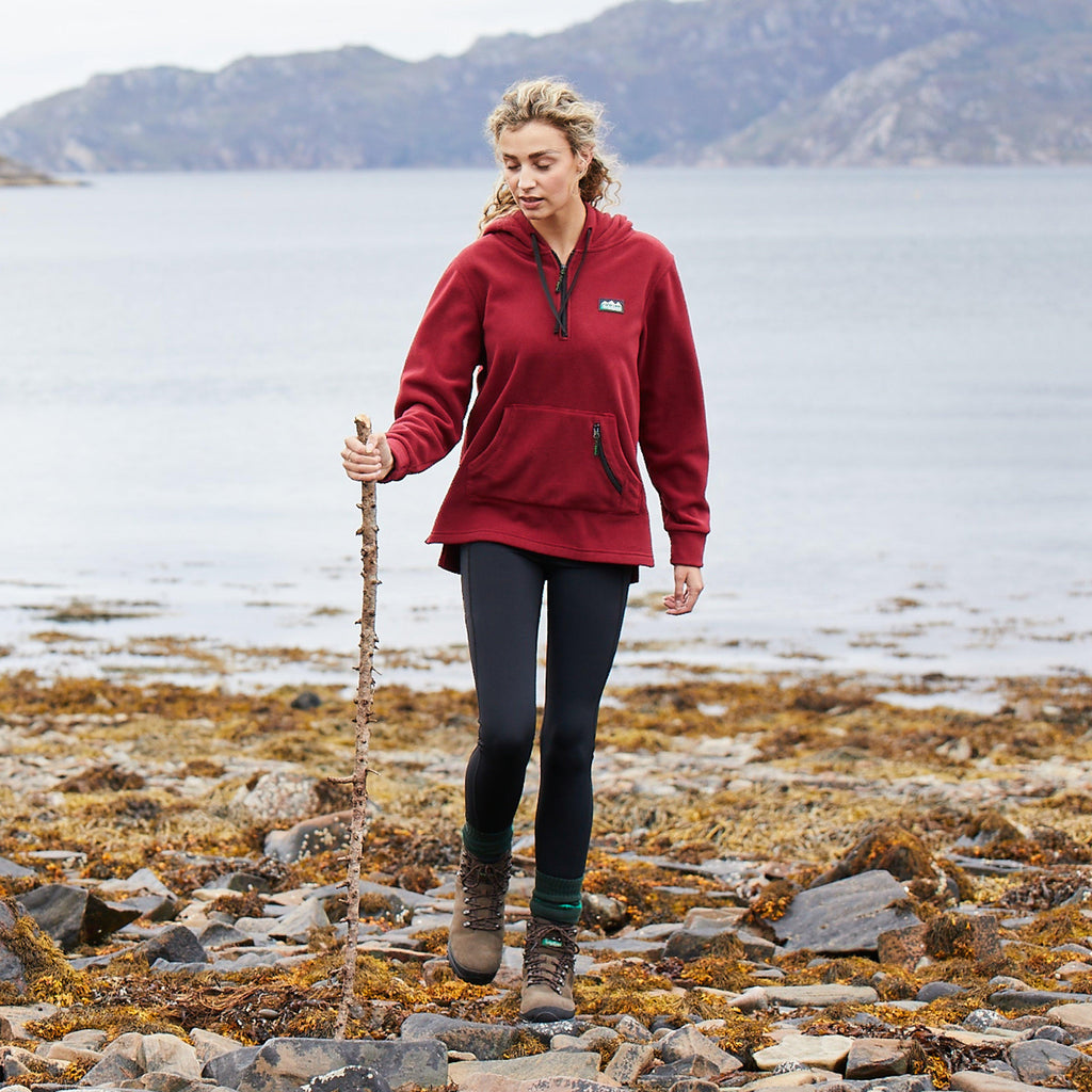 Womens Ballistic Hoodie Rhubarb