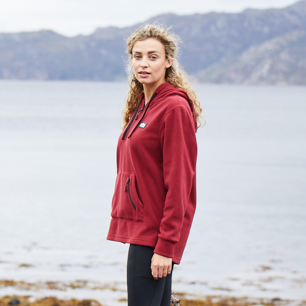 Womens Ballistic Hoodie Rhubarb