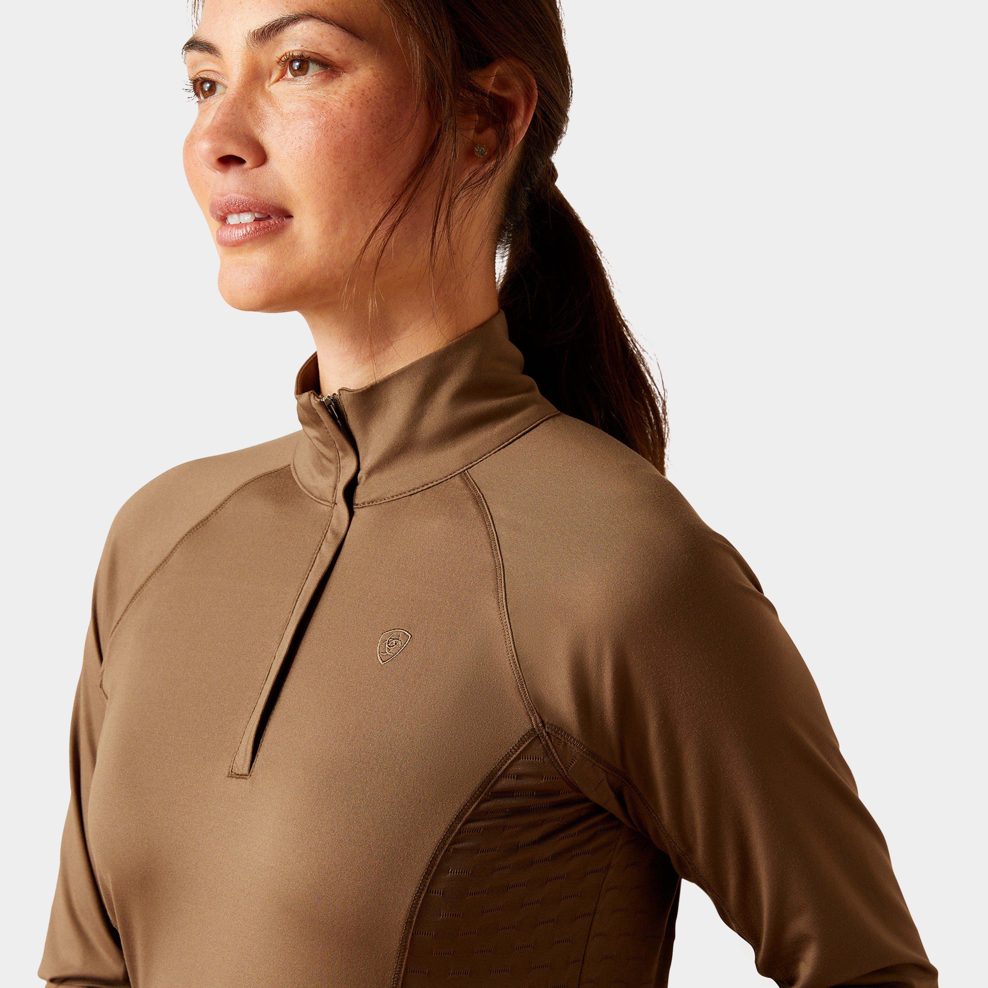 Womens Lowell 2.0 1/4 Zip Base Layer Canteen
