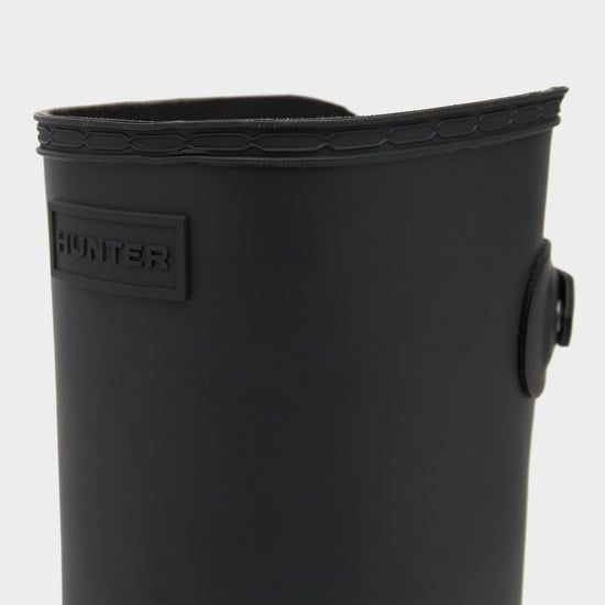 Womens Original Refined Adjustable Tall Wellington Boots Black