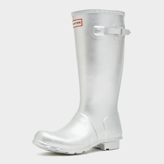 Kids Big Kids Original Metallic Wellington Boots Silver