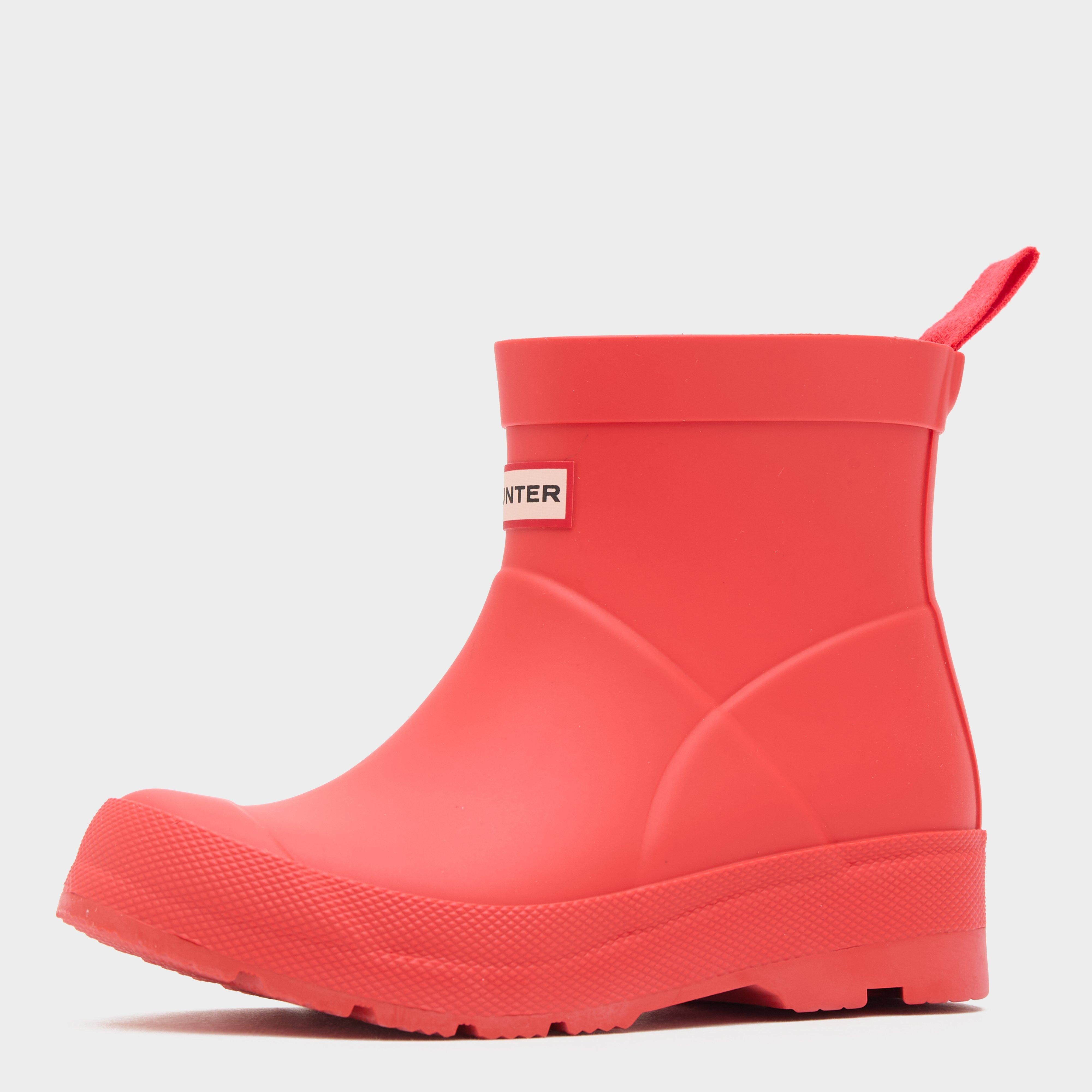 Kids Big Kids Play Wellington Boots Logo Red