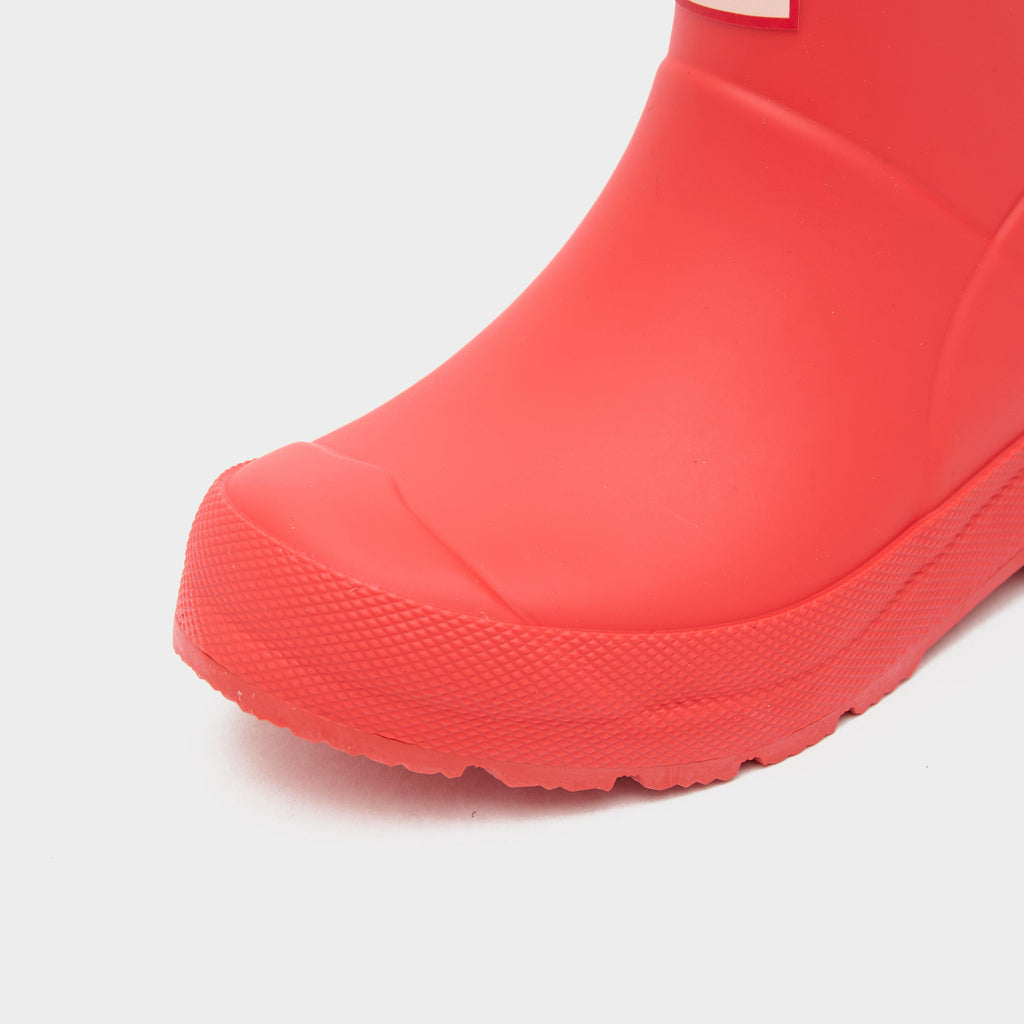 Kids Big Kids Play Wellington Boots Logo Red