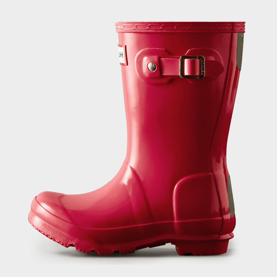Kids Original First Gloss Wellington Boots Pink