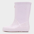 Kids Original First Giant Glitter Wellington Boots Tempered Mauve