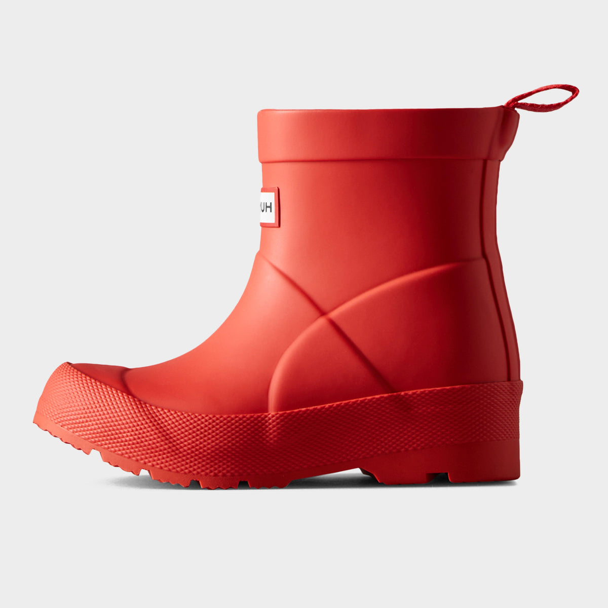 Kids Play Wellington Boots Logo Red