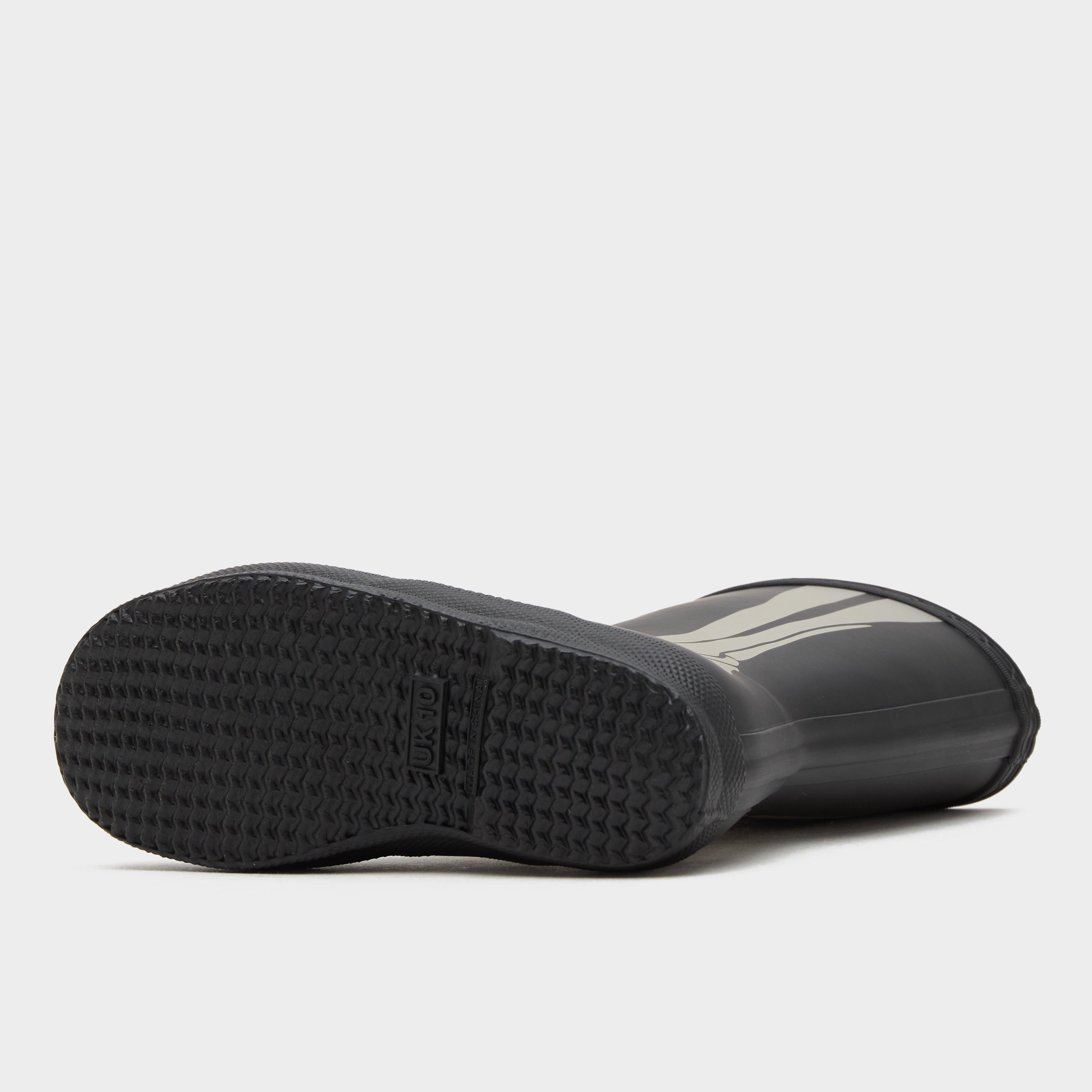 Kids First Classic Reflective Skeleton Wellington Boots Black