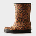Kids First Classic Leopard Print Wellington Boots Brown