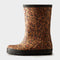 Kids First Classic Leopard Print Wellington Boots Brown
