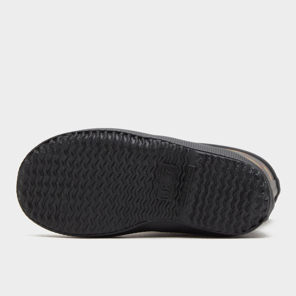 Kids Original First Rainbow Print Wellington Boots Black