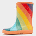 Kids First Classic Rainbow Wellington Boots Rainbow Stripe