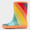 Kids First Classic Rainbow Wellington Boots Rainbow Stripe