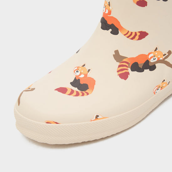 Kids First Classic Panda Wellington Boots White Pandas