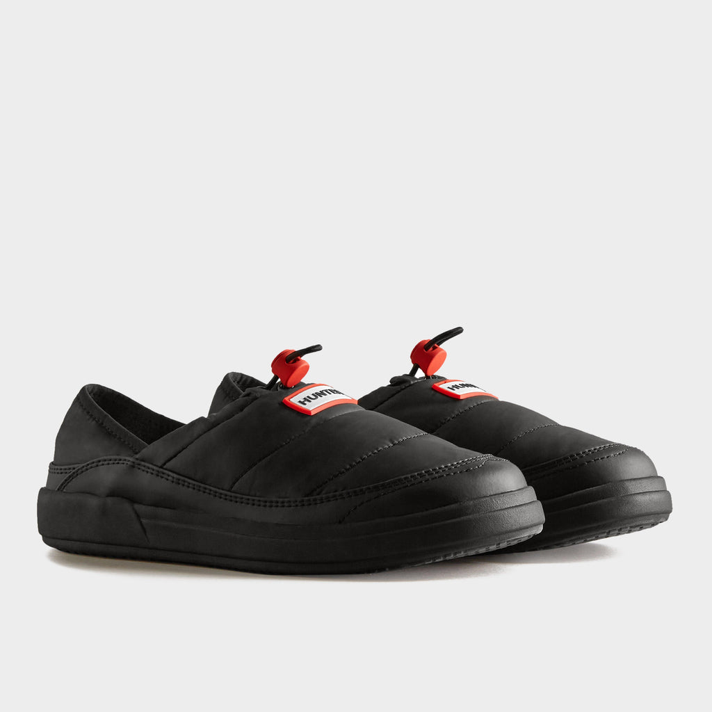 Mens In/Out Insulated Slippers Black