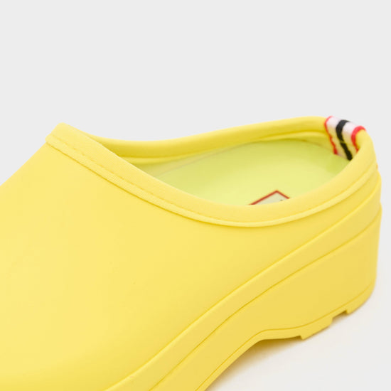Mens Original Play Rubber Clogs Yellow