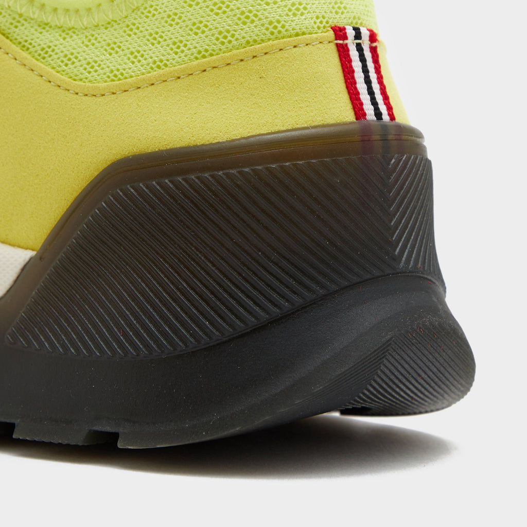 Mens Travel Trainer Yellow/Brown