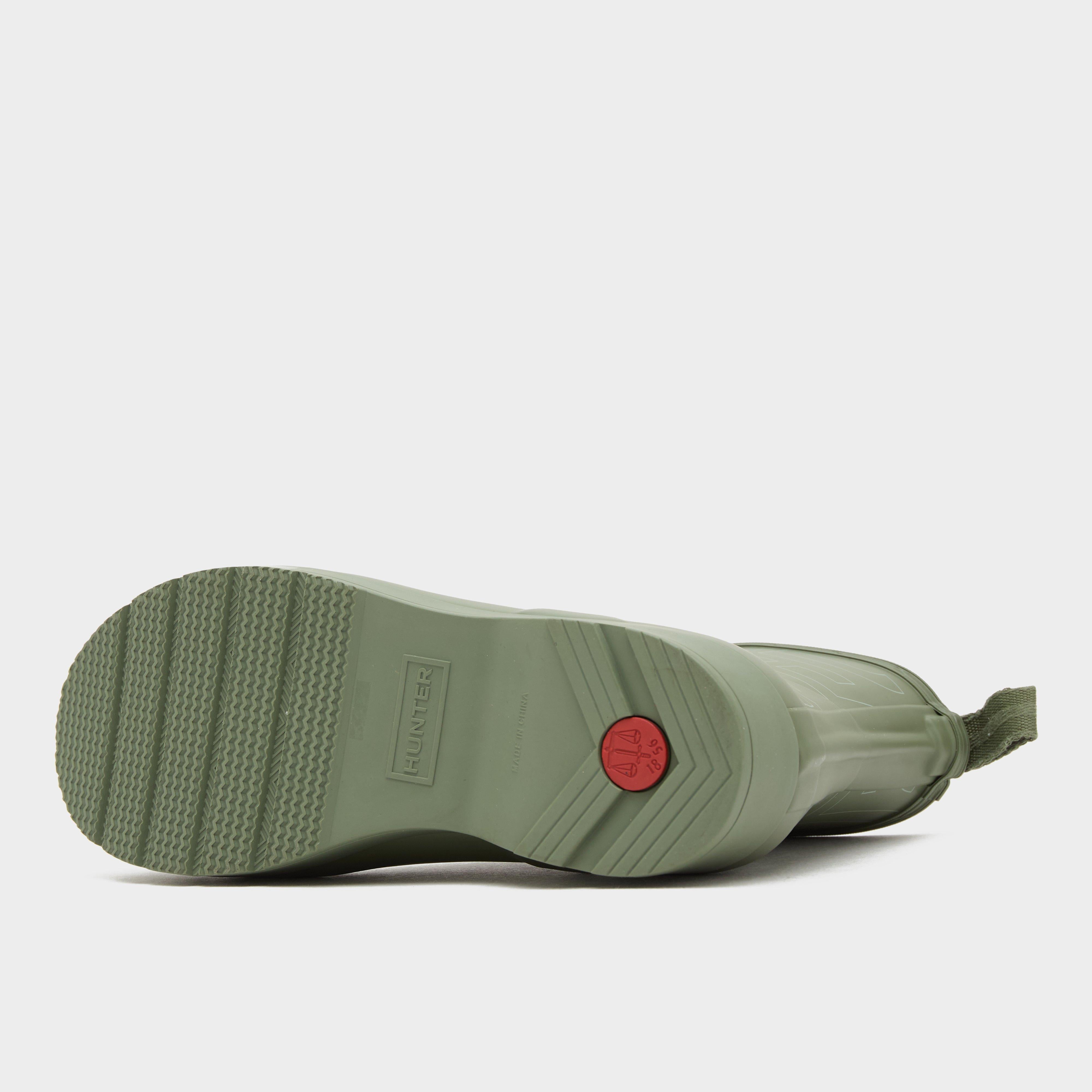 Mens Play Short Neoprene Wellington Boots Green