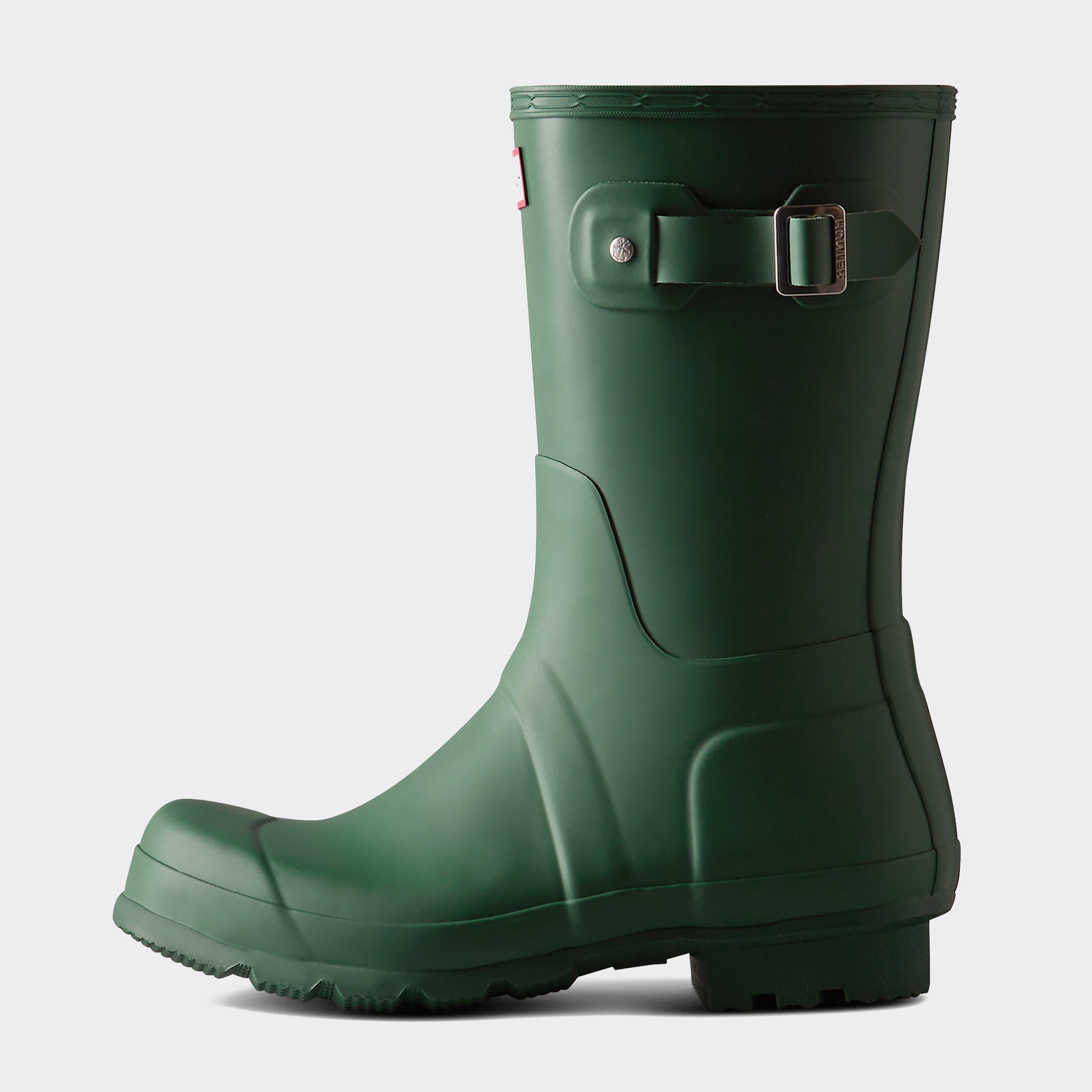 Mens Original Short Wellington Boots Green