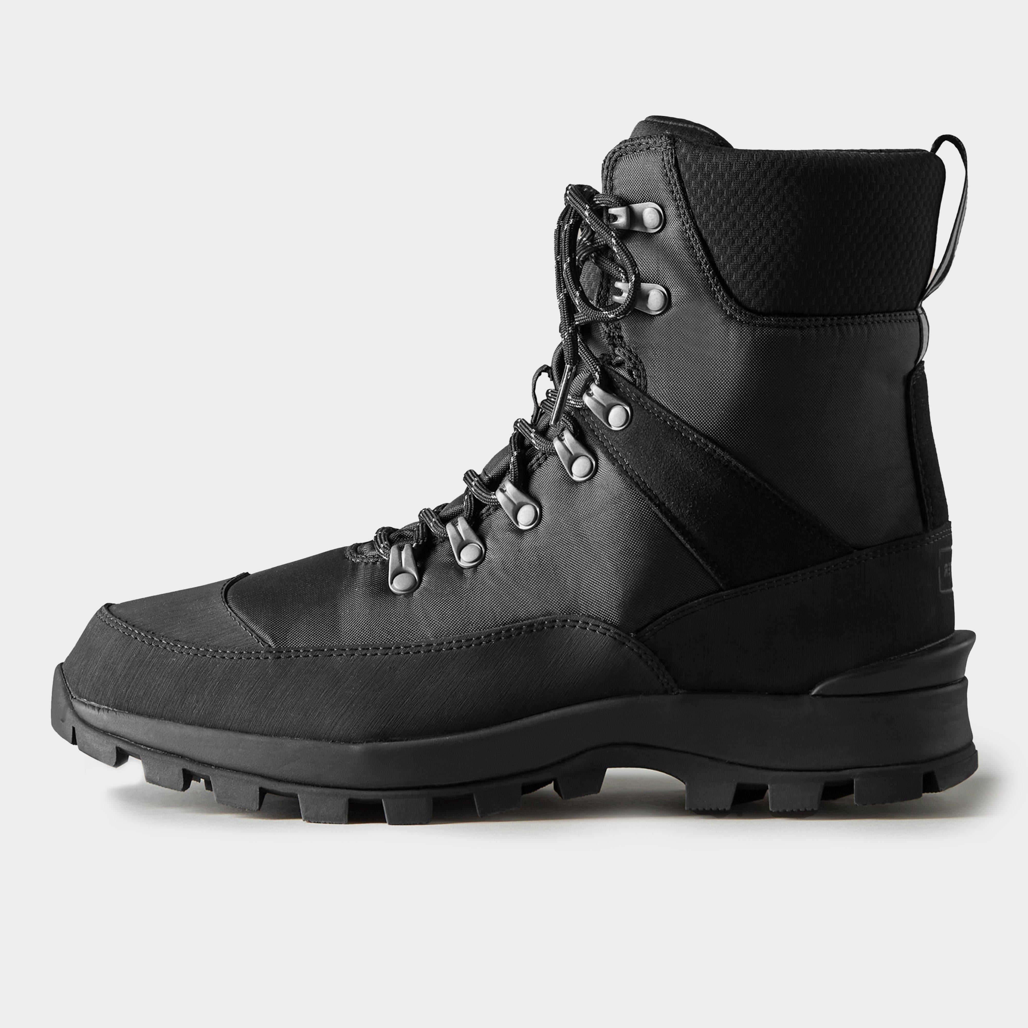 Mens Recycled Polyester Commando Boots Black