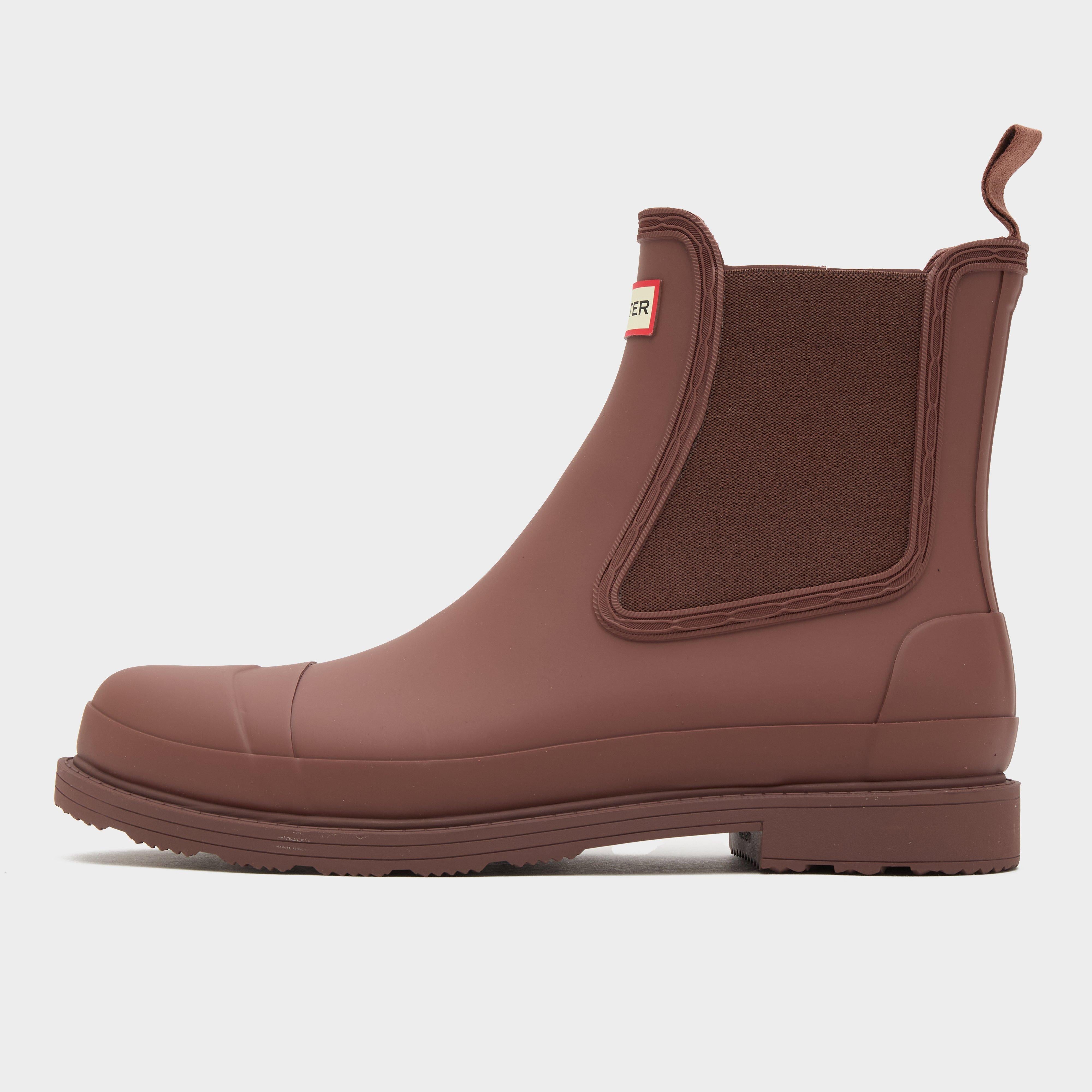 Mens Commando Chelsea Boots Brown