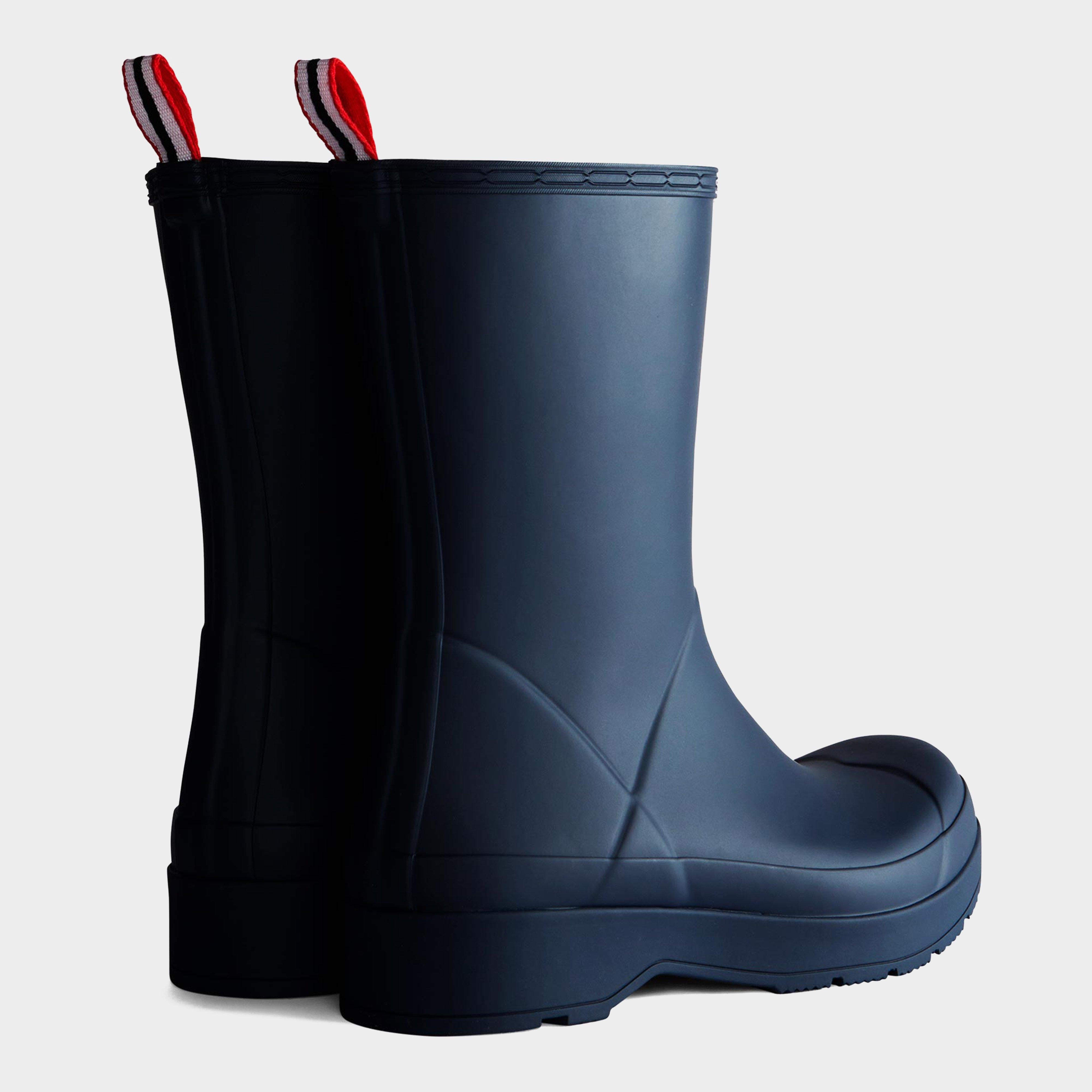 Mens Play Midi Wellington Boots Navy