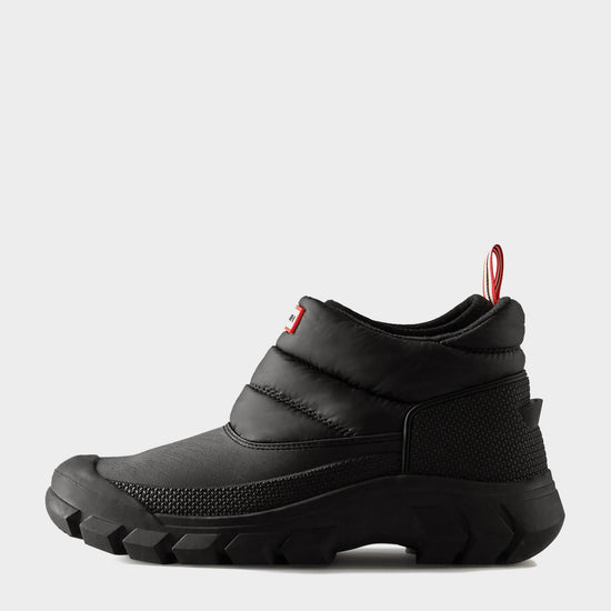 Mens Intrepid Ankle Snow Boots Black