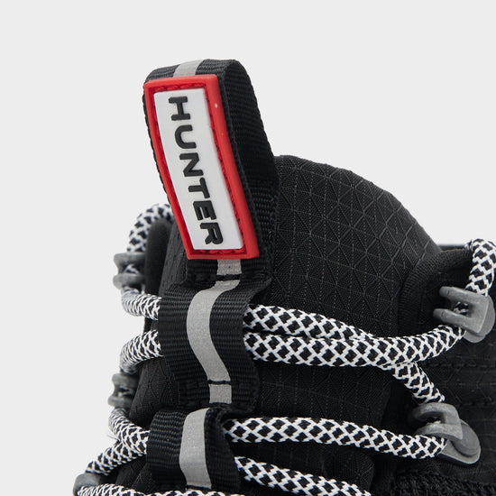 Mens Travel Explorer Lace-Up Command Boots Black