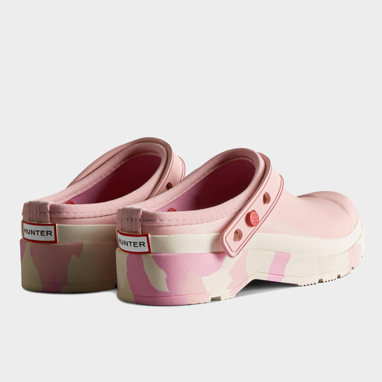 Womens Play Colour Splash Sole Strap Clogs Faded Rose/Shaded White/Pink Fizz/Skimmed Stones