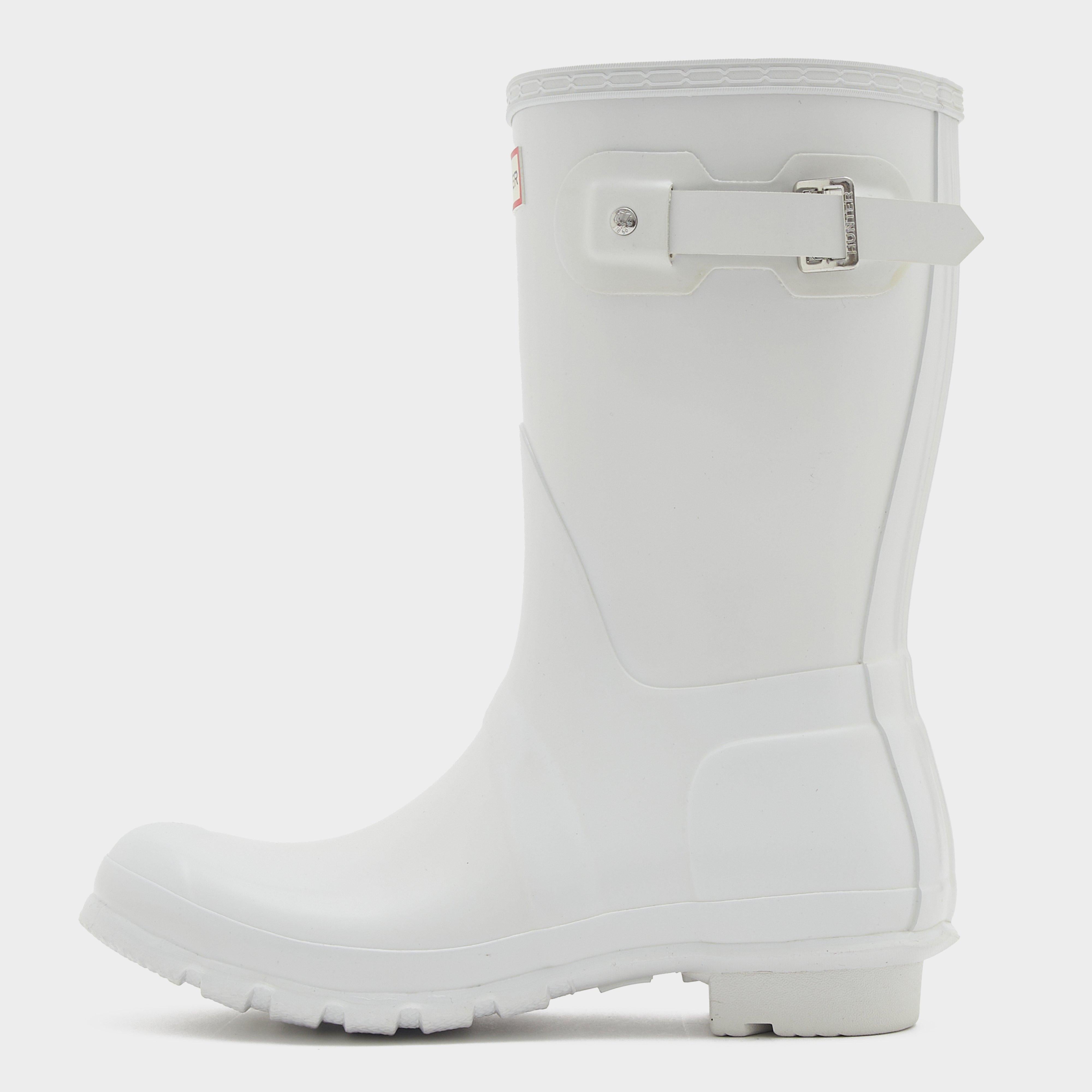 Womens Original Short Gloss Wellington Boots White