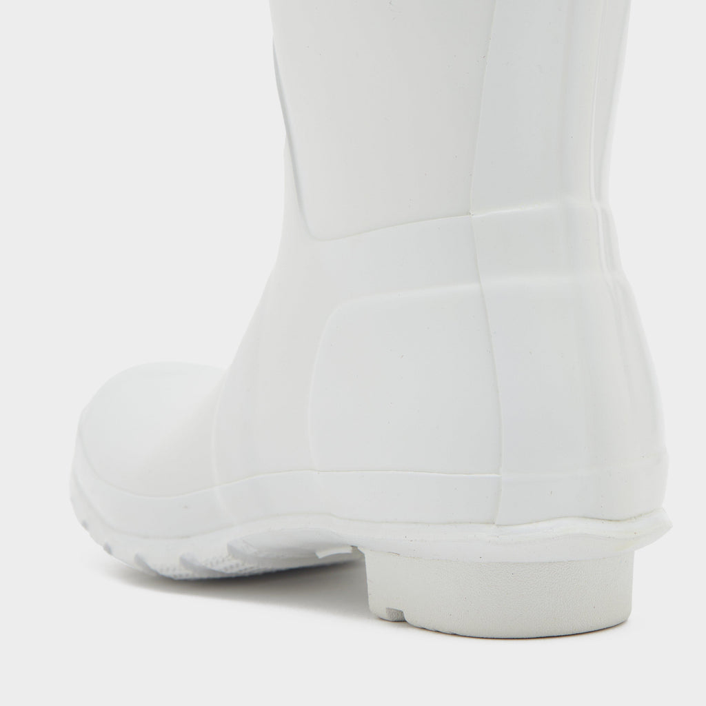 Womens Original Short Gloss Wellington Boots White